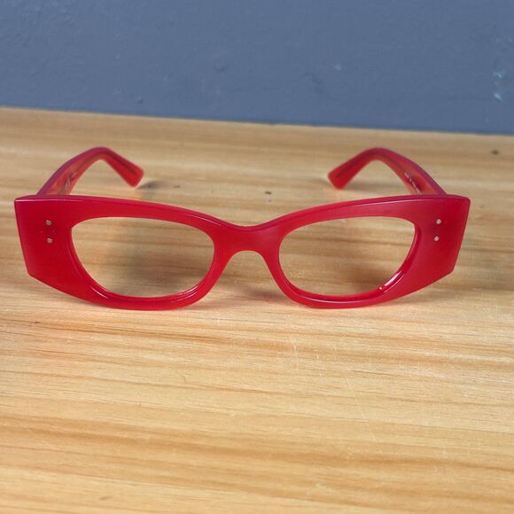 Ray-Ban RB4427 KAT 6760/84 Red Acetate Cat-Eye Eyeglasses 49-20-145 Frame Only - Picture 3 of 7